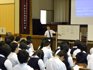 模擬授業の様子