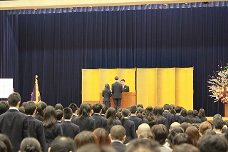 関西大学第一中学校・高等学校入学式