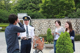 自転車マナーアップボランティア活動