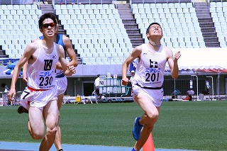 体育会陸上競技部の戒田規彰さん