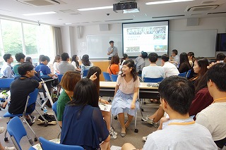 韓国青年訪日研修団の学生が本学を訪問