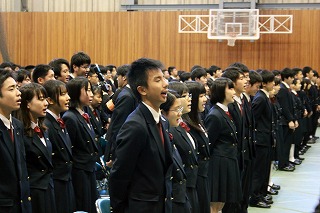 関西大学第一中学校卒業式