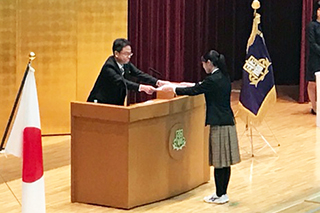 北陽中学校卒業式