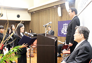 留学生別科入学式