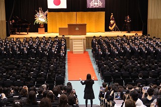関大高等部卒業式