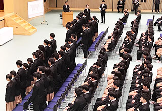 北陽高校卒業式