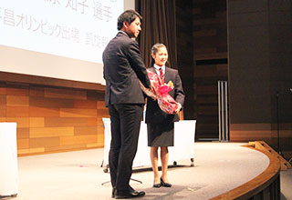 宮原知子選手凱旋報告会