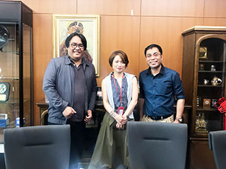 フィリピンのMAPÚA大学の学生たちが本学を訪問