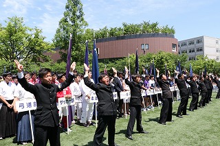 関西大学総合関関戦団結式