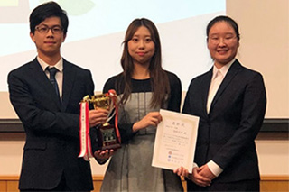 「第3回三大学留学生日本語スピーチコンテスト」で本学が団体優勝