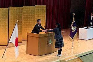 関西大学北陽高等学校卒業式