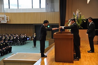 関西大学高等部卒業式