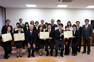 2019年度 学長奨励表彰授与式を挙行