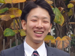 Mr. Yu Hozumi (graduated in AY 2013)