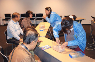 社会安全学部生と考える～そうだったのか！液状化現象～の様子1