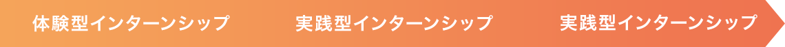 体験型インターンシップ　実践型インターンシップ