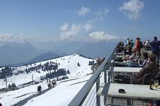 リギ山からのアルプス遠望（スイス）