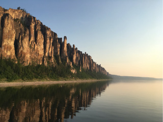 世界遺産レナ川の柱群（ロシア・サハ共和国）
