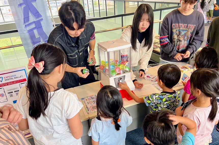 子どもたちよ、万博に夢見よう！「関大万博フェスタ」プレイベントとして「関大みらい～ねフェスタ」に関大万博部ブースを出展