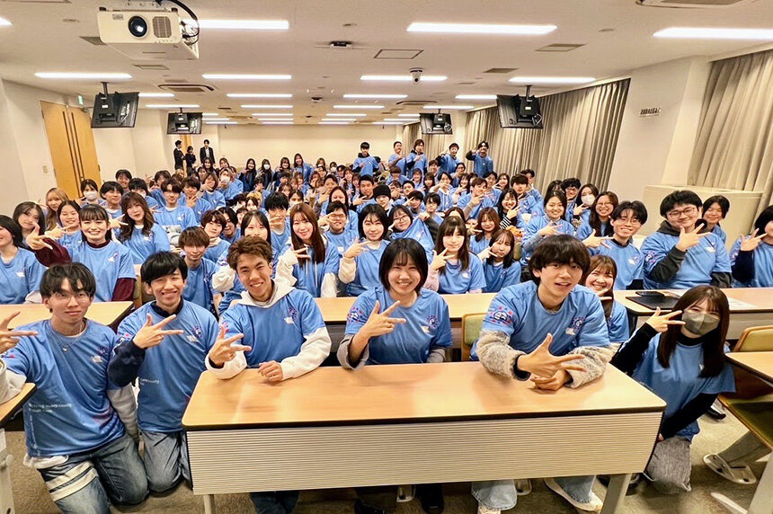 関大万博部オリジナルＴシャツが完成！万博150日を切り、決起集会を実施！