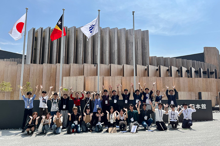 「循環」の本質に迫る！日本館レガシープロジェクトに関大生約40人が参加！