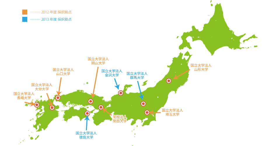 文部科学省　留学生交流拠点整備事業