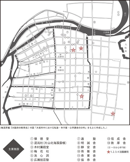 大阪学問所マップ