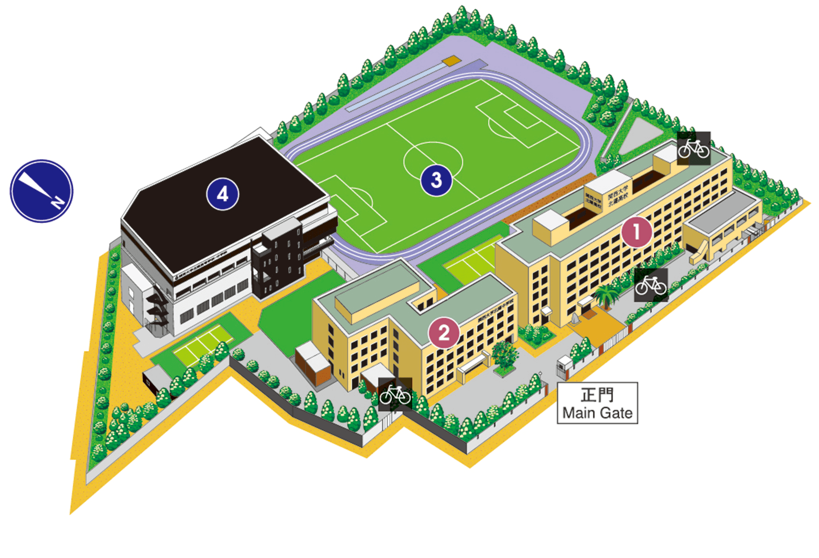 Hokuyo Campus Map