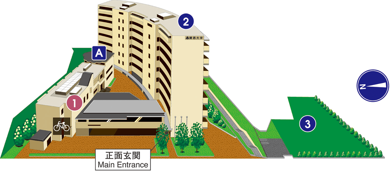 Minami-Senri International Plaza Map