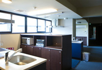 Shared lounge kitchen