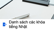 Danh sách các khóa tiếng Nhật