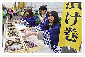 昨年のまいどエイド活動の様子