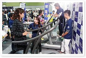 過去に実施した本学ブースの様子