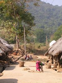 インドの農村風景