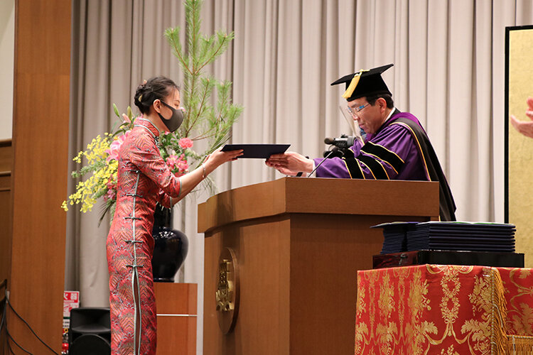 学位記授与式