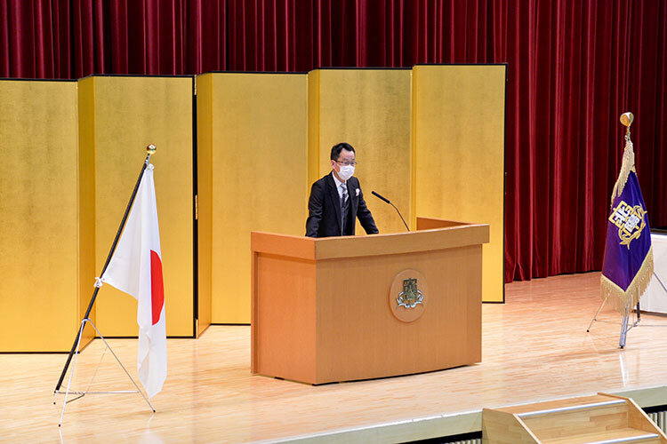 関西大学北陽高等学校が2021年度卒業式を挙行