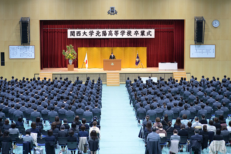 北陽高校卒業式