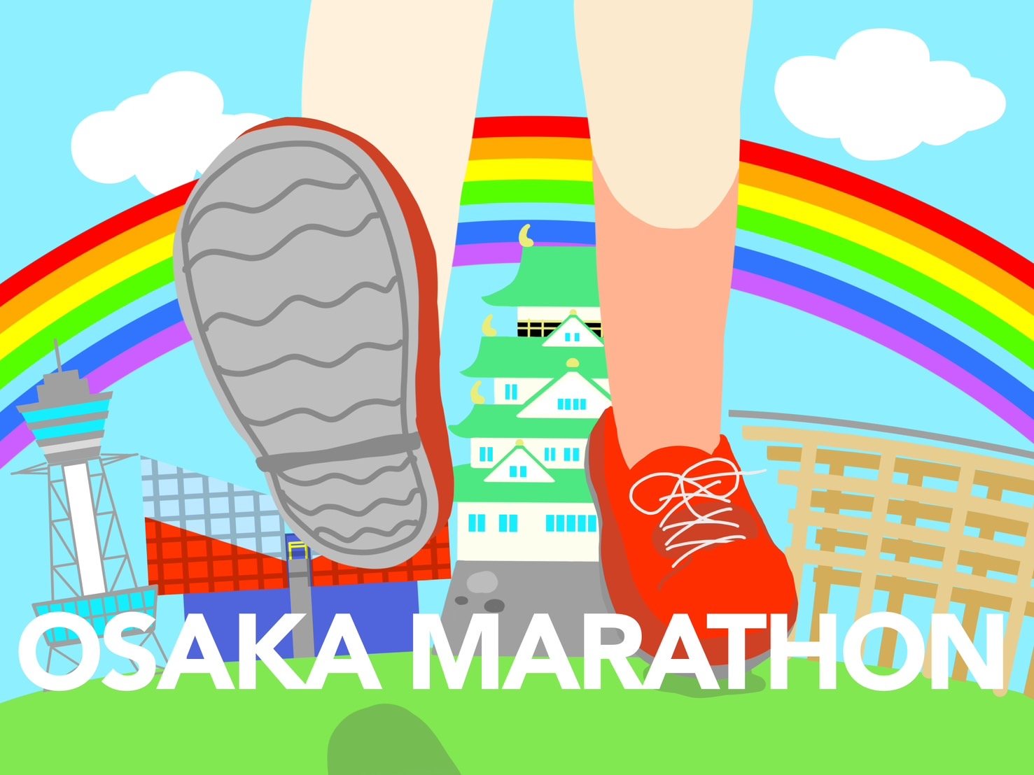 大阪マラソン応援モザイクアートキャンペーンに本学学生の作品が採用されました！