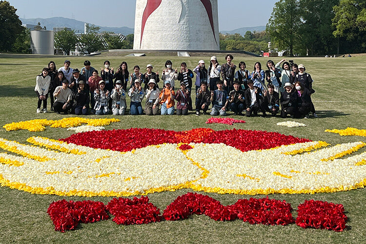 OsakaFlowerCarpet2025に本学学生が参加