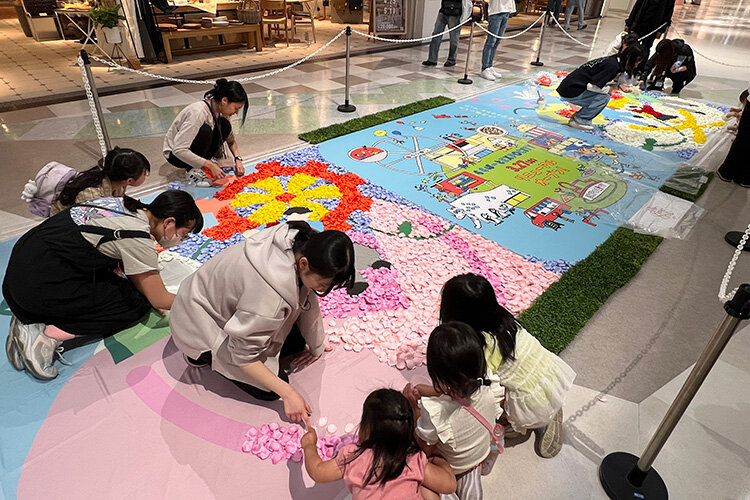 OsakaFlowerCarpet2025に本学学生が参加