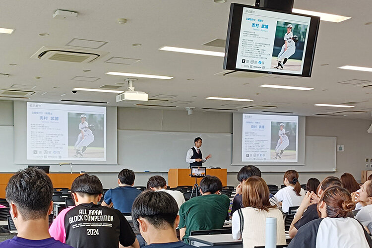 奥村武博氏客員教授講演会を開催
