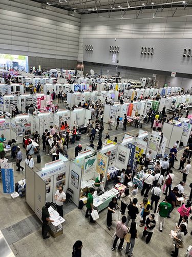 「ぼうさいこくさい」に社会安全学部の学生が出展