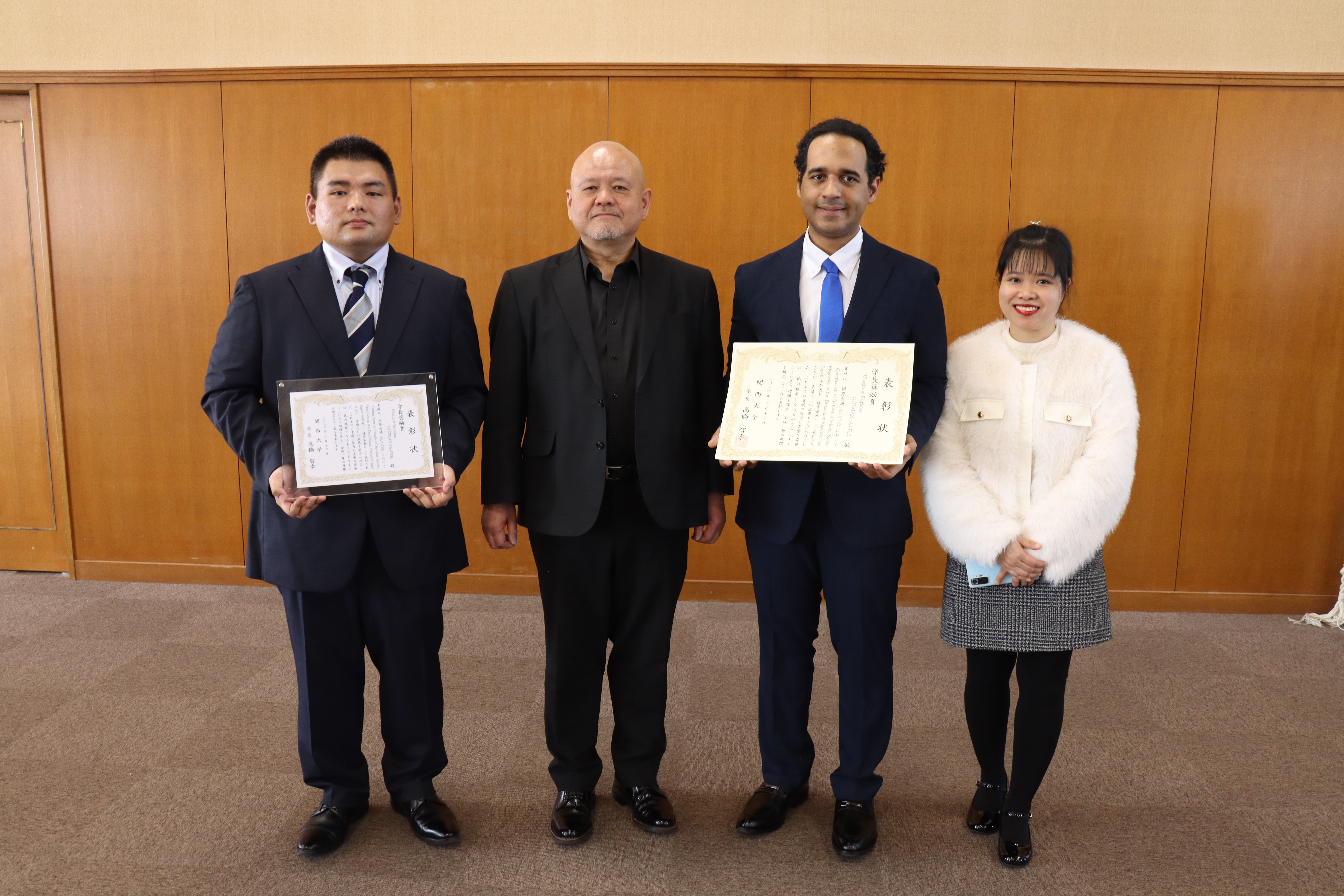 学長奨励表彰授与式