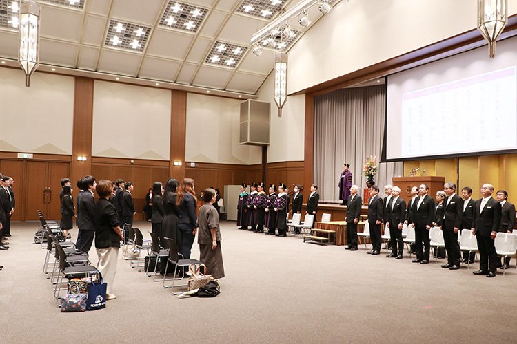秋学期入学式