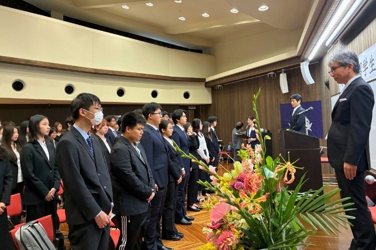 関西大学留学生別科入学式