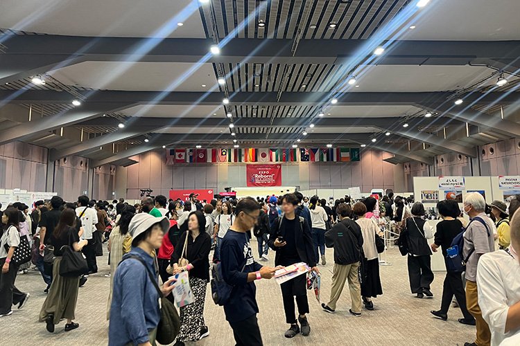 化学生命工学部の上田正人教授が万博1周年イベントに出展