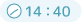 14：40