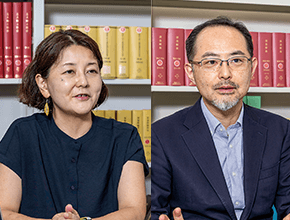 酒井 千絵 教授（社会学部） 多賀 太 教授（文学部）