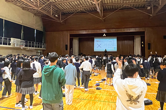 キャンサポ出張授業